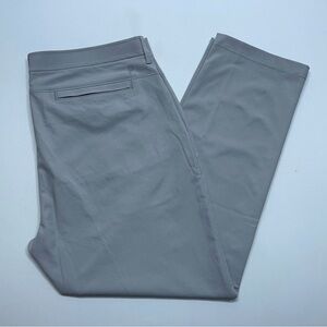 Public Rec Pants Mens 38x30 Light Gray Polyester Zip Pocket Inseam Measures 29”